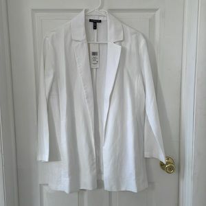 Eileen Fisher white blazer SP